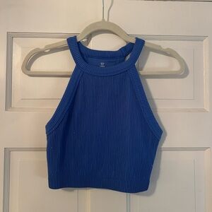 Aerie Royal Blue Ribbed Tank Top